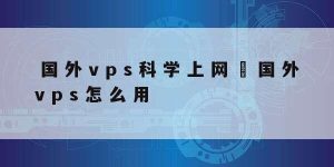 国外VPS翻墙现象概述-